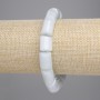 Aquamarine Triangle Tumble Bracelet, diameter 10-16x10mm+-, length 18cm+- stretch