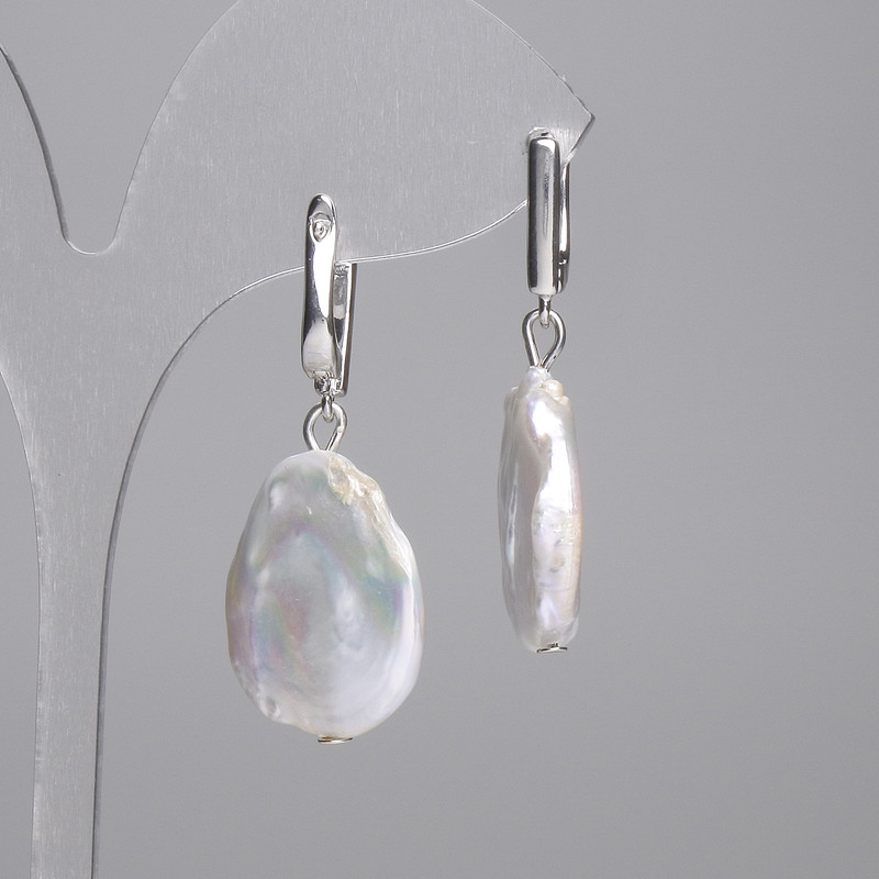 Earrings 'Baroque Pearls' 29mm±, length 40mm±