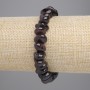 Garnet Bracelet Tumbled 10-13x4-6mm+/-, Length 18cm+/- Stretch