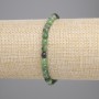 Zoisite Bracelet, Faceted Bead 5mm+/-, Length 18cm +/- Stretch