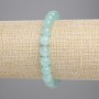 Amazonite Smooth Bead Bracelet, 8mm Diameter +-, Length 18cm +- Stretch
