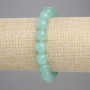 Amazonite Smooth Bead Bracelet, 10mm Diameter +-, Length 18cm +- Stretch