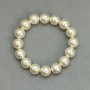Majorca Bracelet (acrylic) smooth beads, diameter 12mm±, length 18cm± stretch