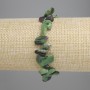 Zoisite Crystal Bead Bracelet with Butterfly, diameter 8-16×2-8mm +-, length 18cm +-, stretch
