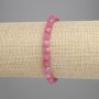 Tourmaline Bracelet, Faceted Polyhedron, Diameter 6x5.5mm+/-, Length 18cm+/- Stretch