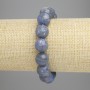 Bracelet Sponge Coral Smooth Bead 12mm ±, length 18cm ±, stretch