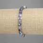 Agate Dragon Veins Bracelet smooth beads, diameter 6mm ±, length 18cm ± stretch