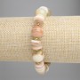 Bracelet Onyx smooth bead 12mm± Scarfer rondelle, diameter 10×2mm± Hematite 3mm±, length 18cm± stretch