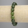Jadeite Bead Smooth Sphere Bracelet, diameter 10mm± (stretch), length 18cm+