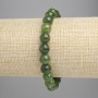 Jadeite Bead Bracelet smooth ball, diameter 8mm± (stretch), length 18cm+