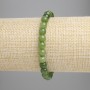 Jadeite Bead Bracelet Smooth Round 6mm±, Stretch, 18cm+