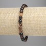 Agate Bracelet Smooth Beads, 6mm± Diameter (stretch), 18cm+ length