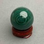 Malachite Ornament Ball, diameter 26mm±, weight 38 g