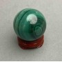 Malachite Decorative Sphere, diameter 28mm±, weight 46 g