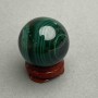 Malachite Decorative Ball, diameter 30mm±, weight 58 g