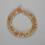 Citrine Beads Smooth Ball 6mm Diameter, 39cm Length on Thread