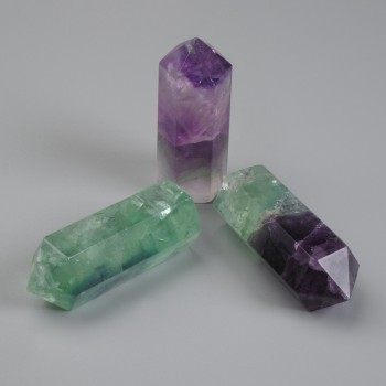 Souvenir Pencil Natural Fluorite, diameter 50x23mm± (price per 1 pc)
