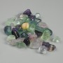 Fluorite natural cabochon stone, diameter 10-20x8-15x7-17mm+-, assorted size (Price per 100 g)
