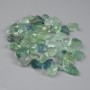 Fluorite natural tumbled stone, diameter 10-28×9-13×8-12mm± (assorted sizes) (Price per 100 g)