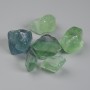 Fluorite natural processed stone, diameter 20-40×14-25×10-20mm± (assorted sizes) (Price per 100 g)