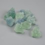 Fluorite natural unpolished stone, diameter 21-23×22-30mm± (assorted sizes) (Price per 100 g)