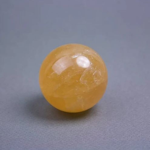 Natural Citrine Stone Decorative Sphere, diameter from 45mm+ (price per 100g) weight from 200 g