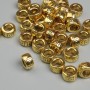 Pendant bead insert color metal gold, diameter 7×4mm± hole, diameter 3.6mm± packaging 20 g ~33 pcs +