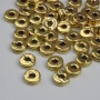 Bead Insertion Findings, metal colour in gold, diameter 6x2mm± hole, diameter 2.3mm± packaged 20 g ~48pcs +