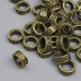 Bronze bead-insert, metal colour, diameter 7.5×3mm± hole, diameter 5mm± packaging ~38pcs.+