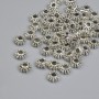 Bead insertion finding, metal colour silver, diameter 4.5mm+- hole diameter 1.5mm+- packaging ~59 pcs. +