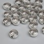 Bead Fitting Insertion Colour: Silver Tone, Diameter 7.5mm±, Hole 1.5mm±, Pack 20g ~22pcs +