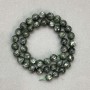 Seraphinite Beads natural stone smooth sphere 9mm dia. ± on a thread 40cm ±