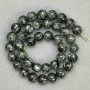 Natural Seraphinite Beads Smooth Sphere 10mm Ø on Thread, 39cm length