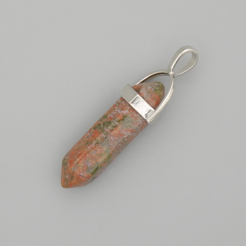 Pendant Heliodor (Heliotrop) Hexagonal 4 cm