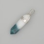 Filter: Pendant of Tinted Quartz, White-Green Hexagon, 4 cm+