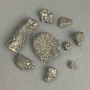 Pyrite natural unprocessed stone, diameter 6-43×7-28mm± (assorted sizes) (Price per 100 g)