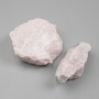 Pink Quartz natural unprocessed stone, diameter 53×35×25mm± (assorted sizes) weight of piece from 100 g (Price per 100 g)