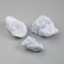 Aquamarine natural uncut stone, diameter 49x42x37mm± (assorted sizes) (Price per 100 g)