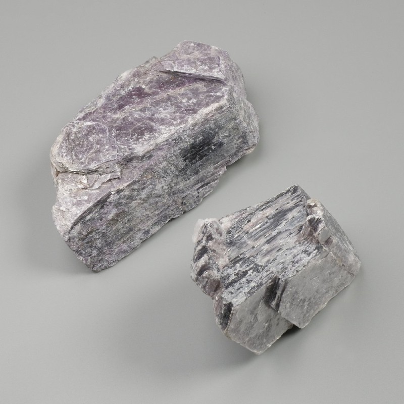 Lepidolite natural unpolished stone, diameter 65×57×35mm± (assorted sizes) piece weight from 200 g (Price per 100 g)