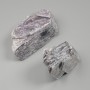 Lepidolite natural unpolished stone, diameter 65×57×35mm± (assorted sizes) piece weight from 200 g (Price per 100 g)