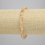 Bracelet Citrine smooth ball 6mm+-, length 18cm+- stretch