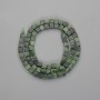 Zoisite Beads Cubes 4x4mm on Thread, Length 39cm