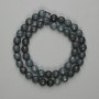 Iolite Beads faceted round ball 8mm diameter, length 37cm on thread