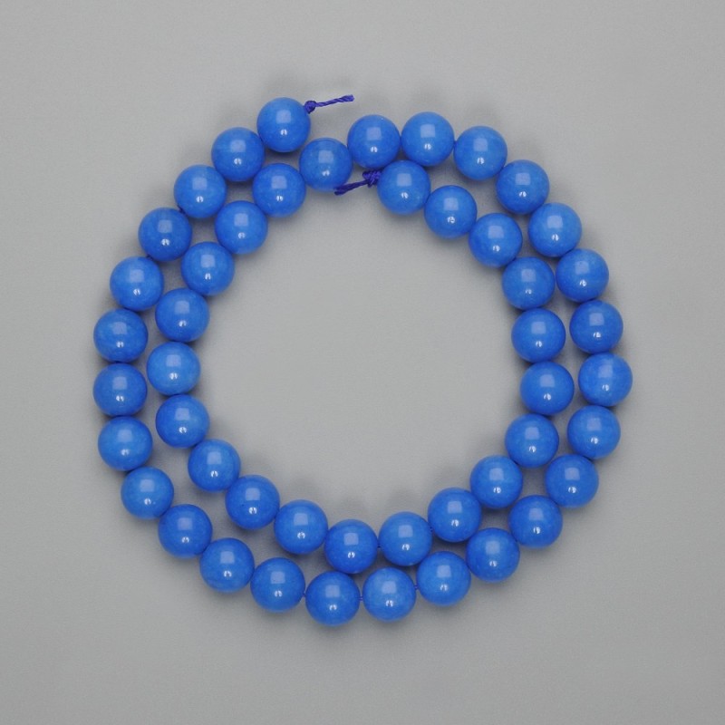 Apatite beads smooth ball 8mm diameter, thread length 38cm±