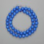Apatite beads smooth ball 8mm diameter, thread length 38cm±