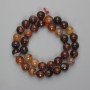 Faceted Agate Beads 10mm, on thread, 36cm length