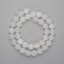 Natural Mountain Crystal Beads - Faceted Round, 10mm Ø, 37cm ± on a thread