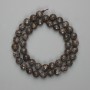 Coffee Jasper Faceted Beads Round 8mm, 38cm Length on Thread