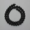 Shungite Faceted Beads 8mm on Thread, 35cm ± length