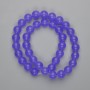 Lavender Amethyst Beads Smooth Round 10mm Ø, 38cm+ length on filament
